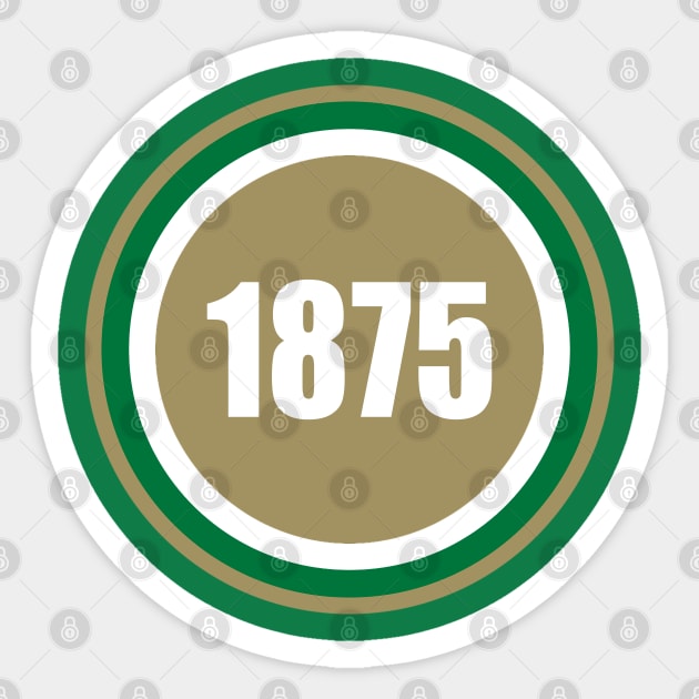 Hibs 1875 Sticker by Confusion101